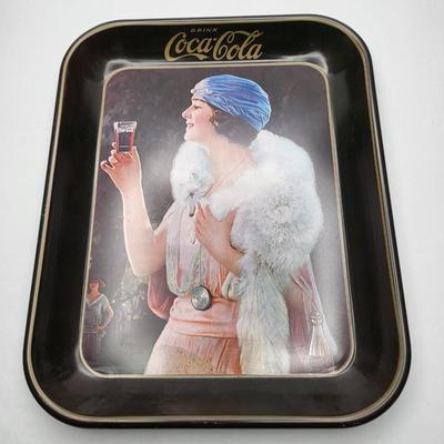 Coca-Cola Tin Trays 1973, Expo 1986 + 4 Tumblers