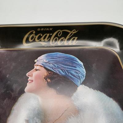 Coca-Cola Tin Trays 1973, Expo 1986 + 4 Tumblers