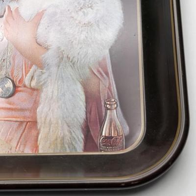 Coca-Cola Tin Trays 1973, Expo 1986 + 4 Tumblers
