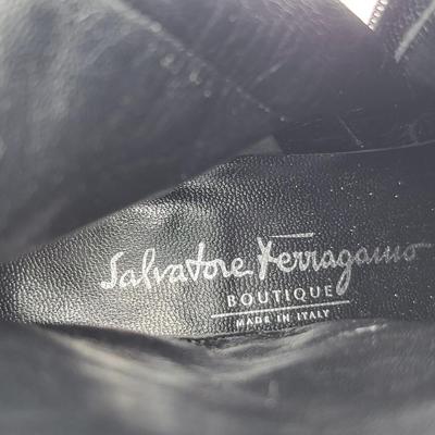 Salvatore Ferragamo Black Ankle Boots