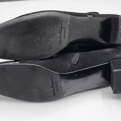 Salvatore Ferragamo Black Ankle Boots
