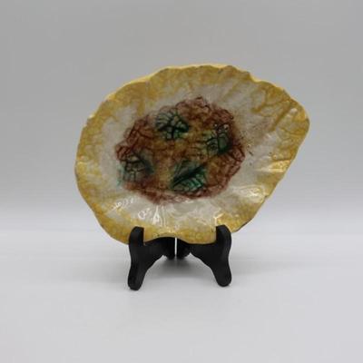 Two MAJOLICA Leaf Dishes (2)
