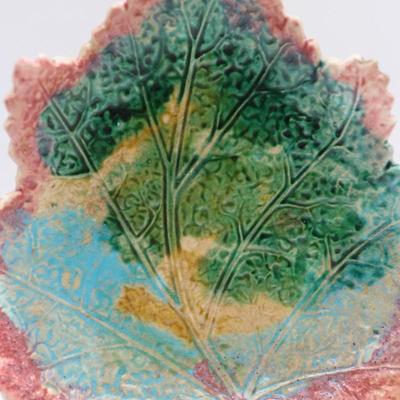 Two MAJOLICA Leaf Dishes (2)
