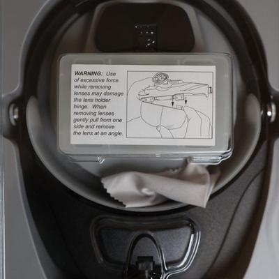 Never Used LED Lighted Head Visor Magnifier - Still in Box