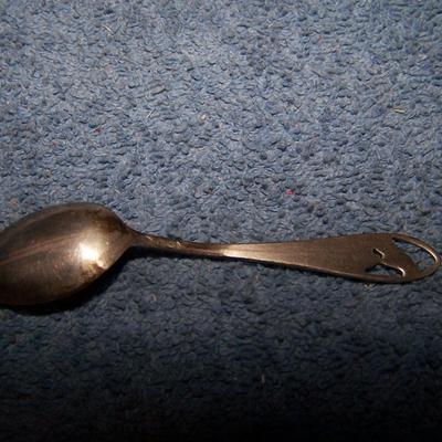 LOT 5 SOUVENIR STERLING SPOONS BOSTON/2 GLACIER/LA/OH