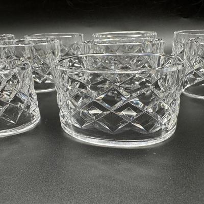 WATERFORD Crystal Napkin Rings (12)