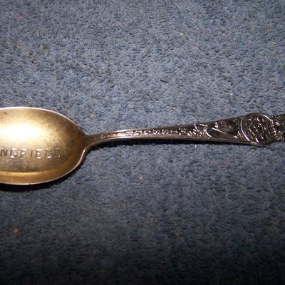 LOT 6 GREAT VINTAGE SOUVENIR STERLING SPOONS 2 MO/MEX