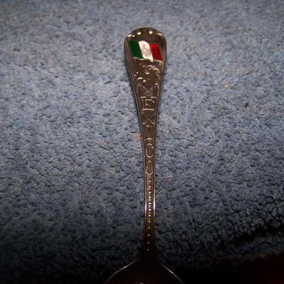 LOT 6 GREAT VINTAGE SOUVENIR STERLING SPOONS 2 MO/MEX