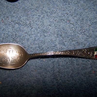 LOT 6 GREAT VINTAGE SOUVENIR STERLING SPOONS 2 MO/MEX