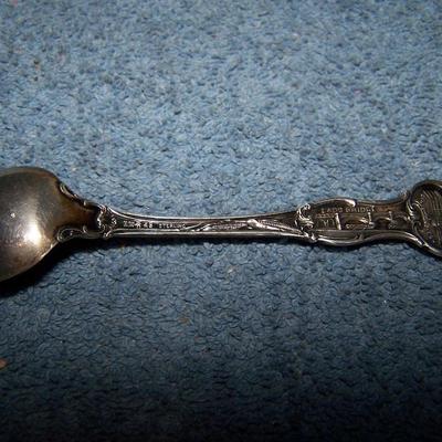 LOT 6 GREAT VINTAGE SOUVENIR STERLING SPOONS 2 MO/MEX
