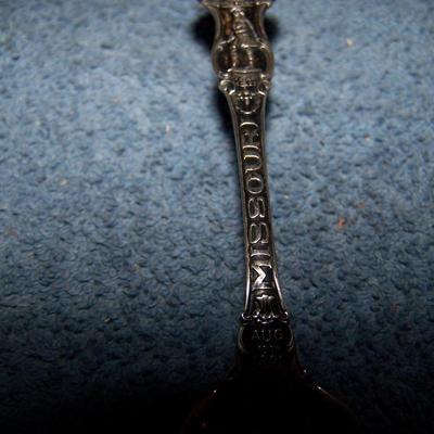 LOT 6 GREAT VINTAGE SOUVENIR STERLING SPOONS 2 MO/MEX