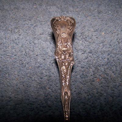 LOT 7 THREE VINTAGE SOUVENIR STERLING SPOONS SAN DIEGO/MO/GA