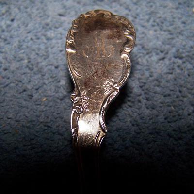 LOT 7 THREE VINTAGE SOUVENIR STERLING SPOONS SAN DIEGO/MO/GA
