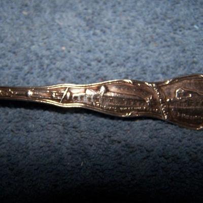 LOT 7 THREE VINTAGE SOUVENIR STERLING SPOONS SAN DIEGO/MO/GA