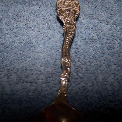 LOT 7 THREE VINTAGE SOUVENIR STERLING SPOONS SAN DIEGO/MO/GA