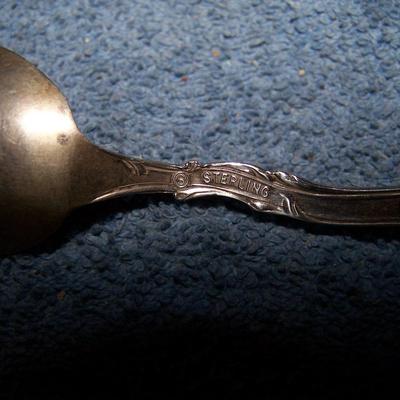 LOT 7 THREE VINTAGE SOUVENIR STERLING SPOONS SAN DIEGO/MO/GA