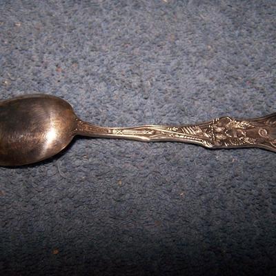 LOT 7 THREE VINTAGE SOUVENIR STERLING SPOONS SAN DIEGO/MO/GA