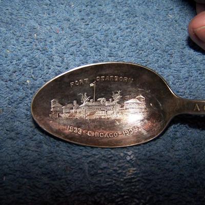 LOT 10 HISTORIC SOUVENIR SPOONS 3 CENTURY OF PROGRESS/TOURNAMENT OF ROSES PLUS