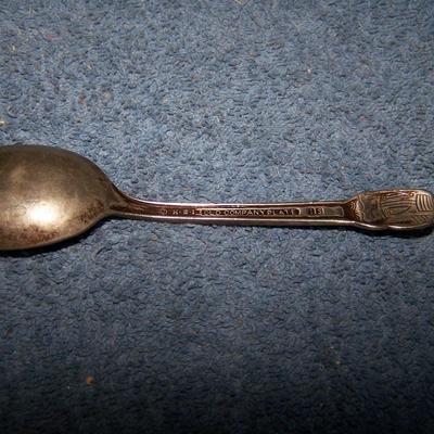 LOT 11 WONDERFUL VINTAGE ADVERTISING SOUVENIR SPOONS DENNIS MENACE/KFNF/WALKER'S/ROLEX-2/LOG CABIN
