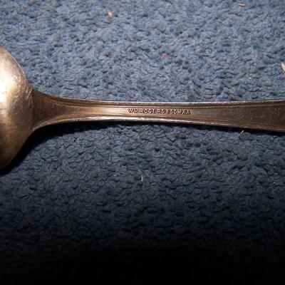 LOT 11 WONDERFUL VINTAGE ADVERTISING SOUVENIR SPOONS DENNIS MENACE/KFNF/WALKER'S/ROLEX-2/LOG CABIN