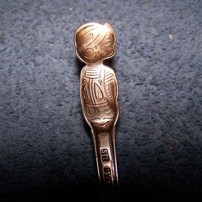 LOT 11 WONDERFUL VINTAGE ADVERTISING SOUVENIR SPOONS DENNIS MENACE/KFNF/WALKER'S/ROLEX-2/LOG CABIN