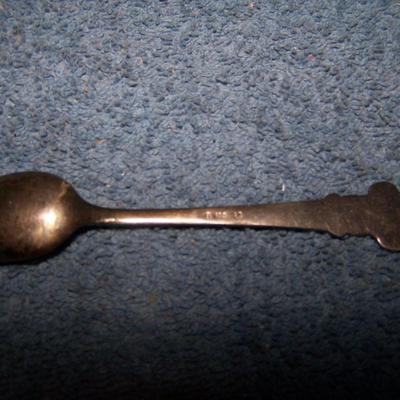 LOT 11 WONDERFUL VINTAGE ADVERTISING SOUVENIR SPOONS DENNIS MENACE/KFNF/WALKER'S/ROLEX-2/LOG CABIN