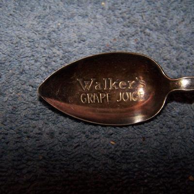 LOT 11 WONDERFUL VINTAGE ADVERTISING SOUVENIR SPOONS DENNIS MENACE/KFNF/WALKER'S/ROLEX-2/LOG CABIN