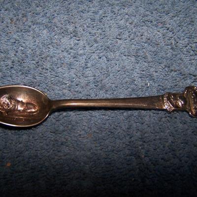 LOT 11 WONDERFUL VINTAGE ADVERTISING SOUVENIR SPOONS DENNIS MENACE/KFNF/WALKER'S/ROLEX-2/LOG CABIN