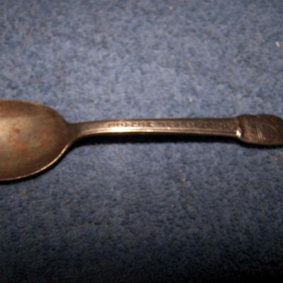 LOT 11 WONDERFUL VINTAGE ADVERTISING SOUVENIR SPOONS DENNIS MENACE/KFNF/WALKER'S/ROLEX-2/LOG CABIN