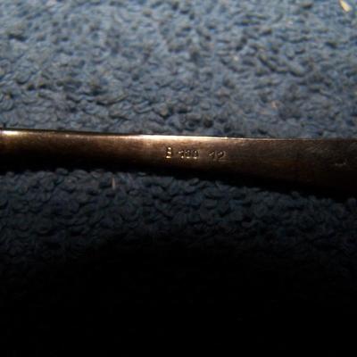 LOT 11 WONDERFUL VINTAGE ADVERTISING SOUVENIR SPOONS DENNIS MENACE/KFNF/WALKER'S/ROLEX-2/LOG CABIN