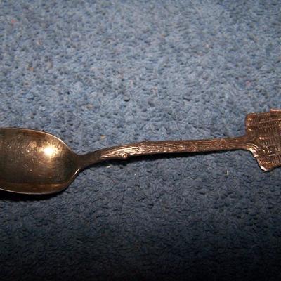 LOT 11 WONDERFUL VINTAGE ADVERTISING SOUVENIR SPOONS DENNIS MENACE/KFNF/WALKER'S/ROLEX-2/LOG CABIN