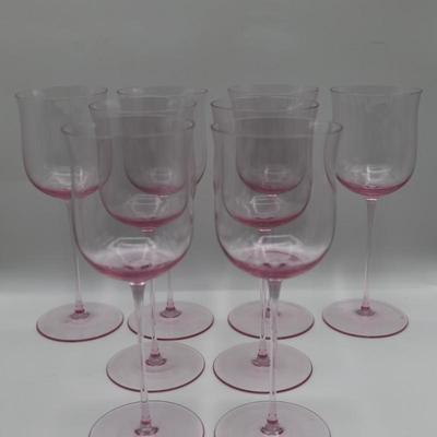 Flared Water Goblets & Wine Glasses (15)