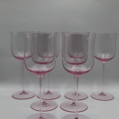 Flared Water Goblets & Wine Glasses (15)