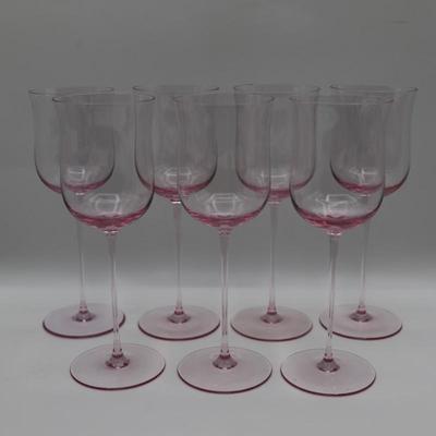 Flared Water Goblets & Wine Glasses (15)