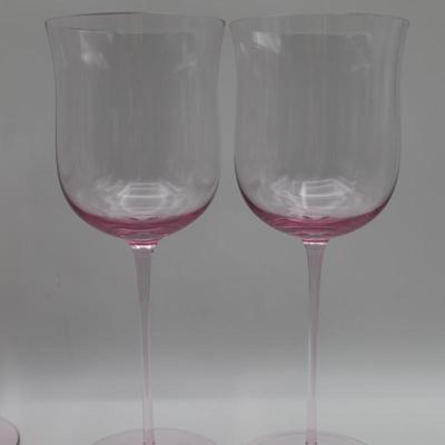 Flared Water Goblets & Wine Glasses (15)