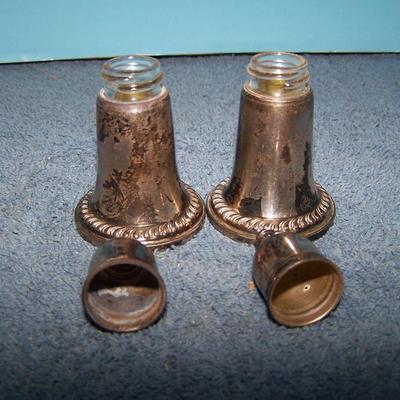 LOT 20 LOVELY VINTAGE STERLING SALT/PEPPER SHAKERS