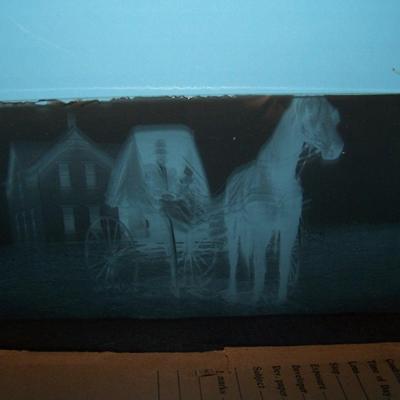 LOT 22 WONDERFUL ANTIQUE 3 GLASS PLATE PHOTOGRAPHIC NEGATIVES