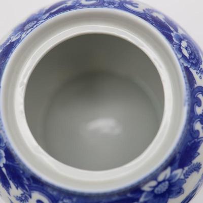 Vintage Ceramic Asian Hand Painted Teapot, Sugar and Creamer