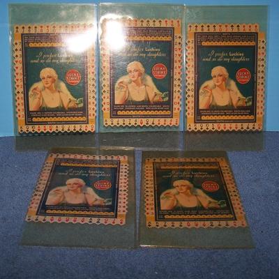 LOT 27 GREAT VINTAGE LUCKY STRIKE BRIDGE GAME CARDS