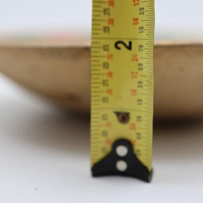 Vintage New Orleans Painting on Wooden Bowl