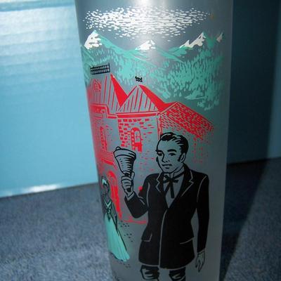 LOT 45 GREAT 1959 RUSH TO THE ROCKIES COLORADO CENTENNIAL GLASSES