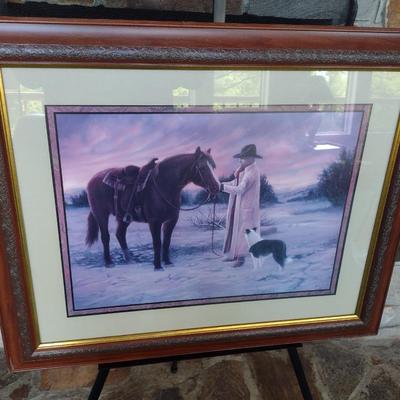 Framed Art Print Under Glass 'Daybreak' by Steven Scroggins
