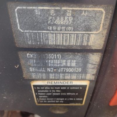 Kioti CK35 4WD 8x8 Farm Tractor with 682 Hours