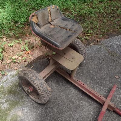 Ride-On Two-Wheel Sulky Implement