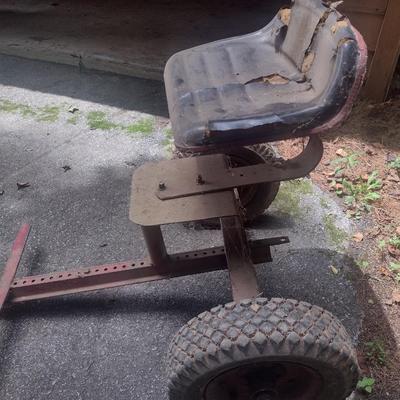 Ride-On Two-Wheel Sulky Implement