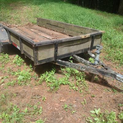 Flat Trailer with 10'x5' Bed