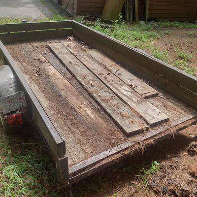 Flat Trailer with 10'x5' Bed