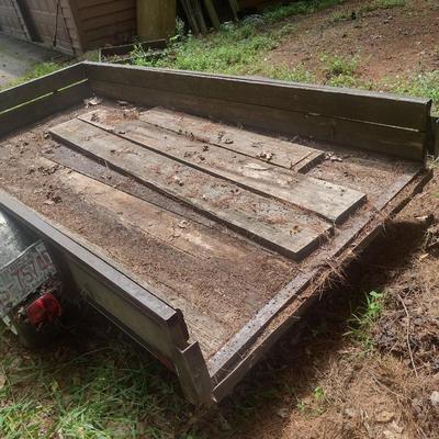 Flat Trailer with 10'x5' Bed