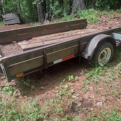 Flat Trailer with 10'x5' Bed