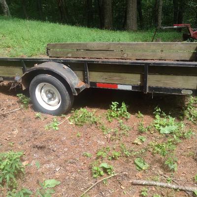 Flat Trailer with 10'x5' Bed